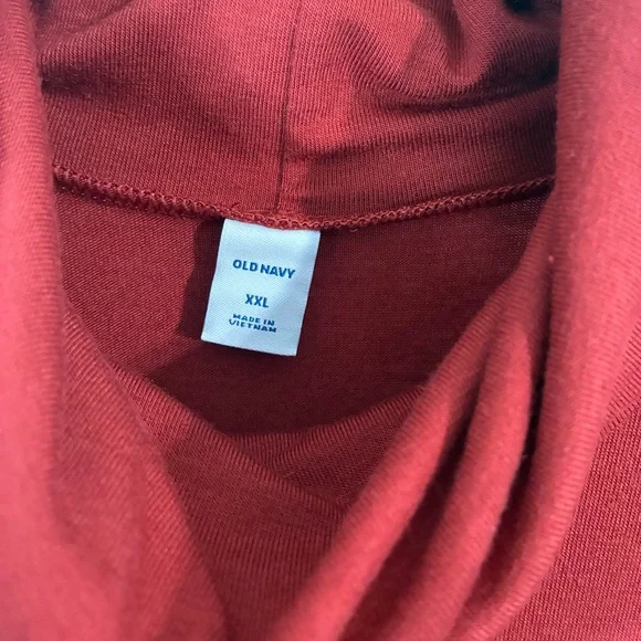 OLD NAVY Rust Mock Neck Sleeveless Shift Dress - Picture 5 of 7